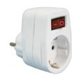Adaptador 1 toma c/interruptor 4,8mm 16A